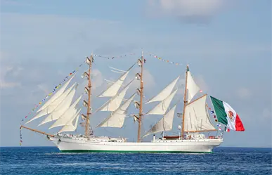 Buque Escuela llega a Cozumel antes de atracar en Yucatán, ¿cuándo estará en Progreso?