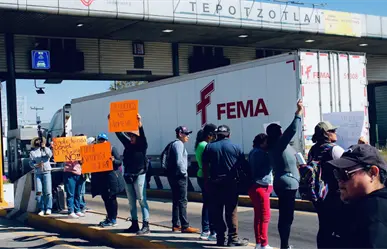 Transportistas del Edomex anuncian mega marcha rumbo a CDMX