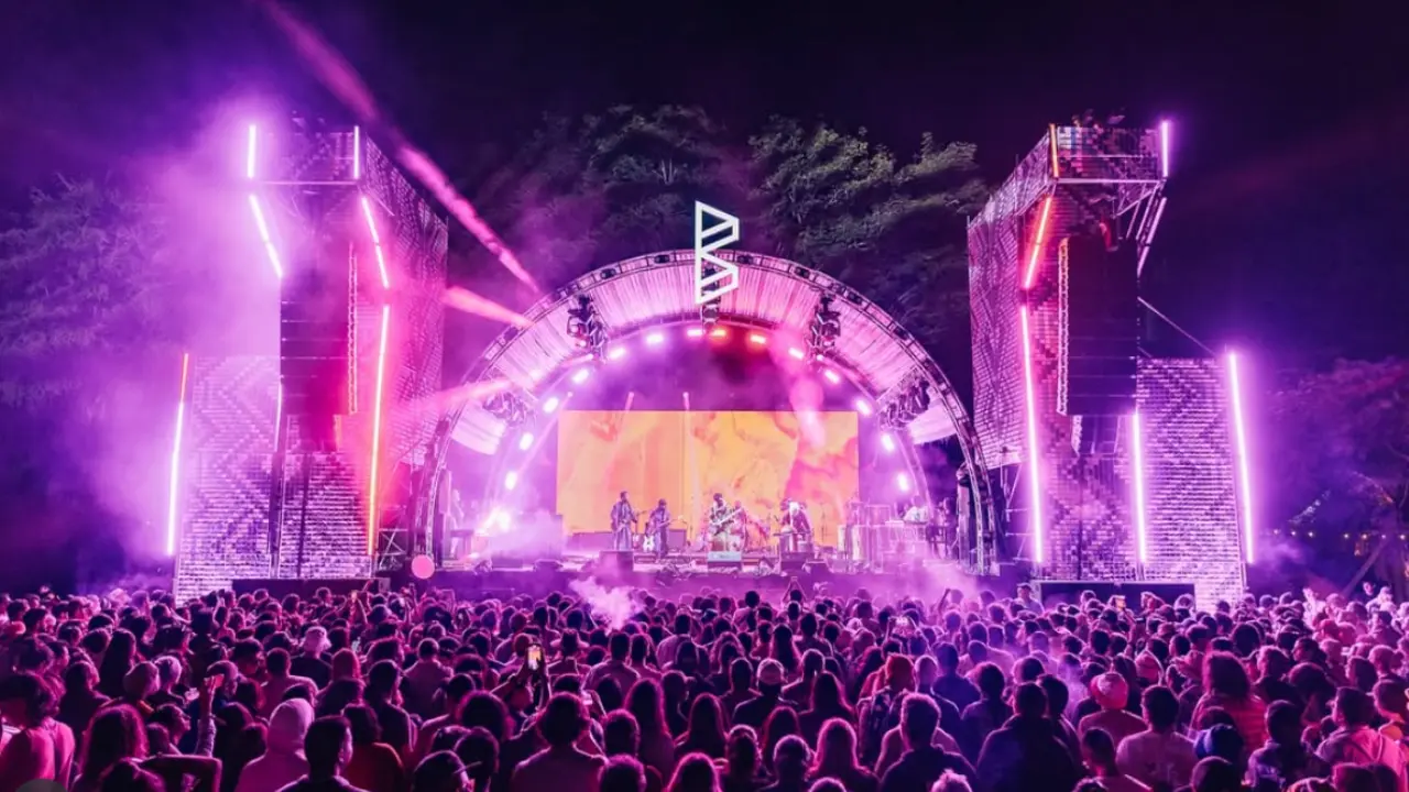 Festival de música en Las Estacas. Foto: IG @bahidora