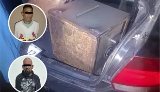 Detienen a dos hombres en Apodaca por robo de cajas fuertes