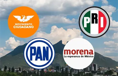 Monterrey 2027: PRI y Morena con figuras claras; PAN dividido en dos liderazgos y MC compite en casa