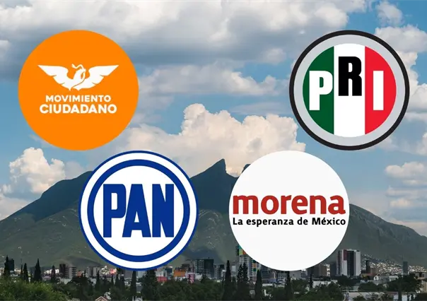 Monterrey 2027: PRI y Morena con figuras claras; PAN dividido en dos liderazgos y MC compite en casa