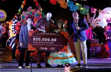 Manuel Guerra Cavazos celebra el éxito del Festival de la Catrina en García