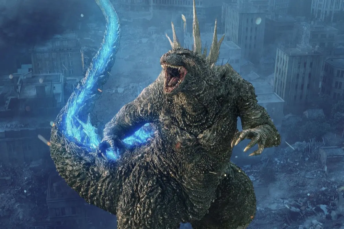 Godzilla Minus One se alzó con la estatuilla por Mejores efectos visuales en los Óscars de 2024. FOTO: CANVA/IMDb/TOHO Studios
