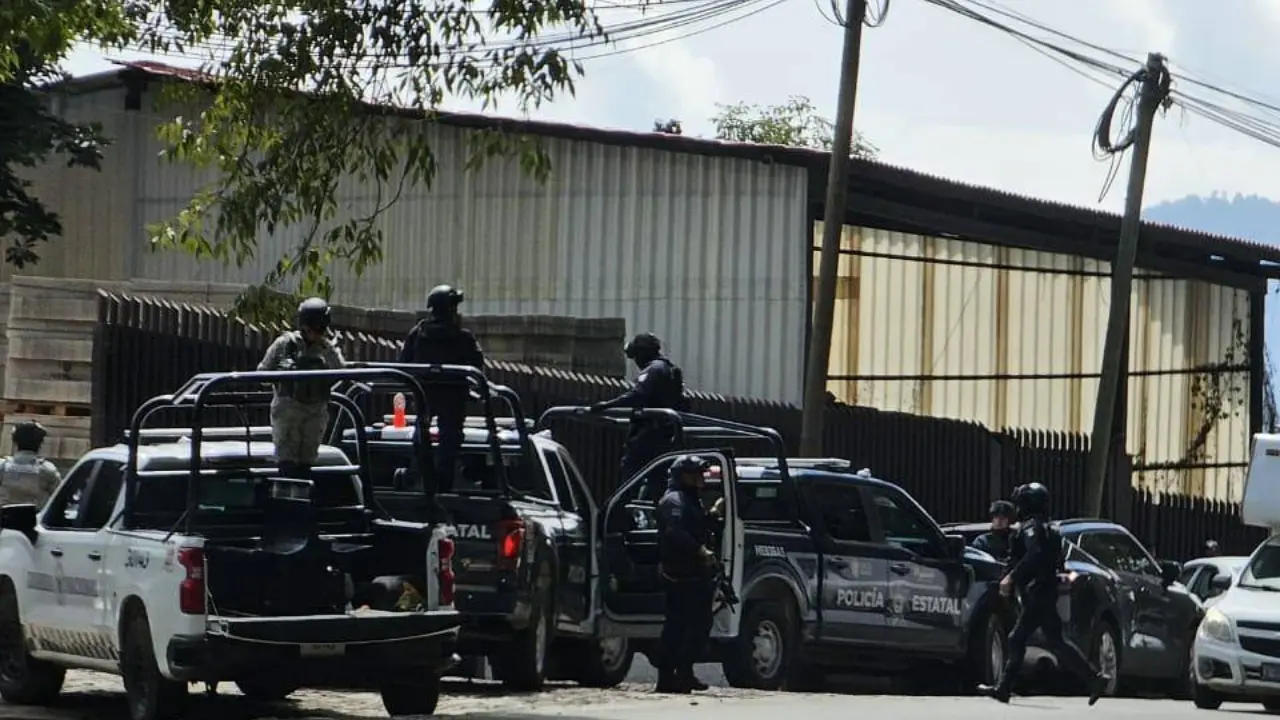 Seguridad en Edomex. Foto: X (@HRS4NTOS)