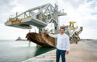 Continúan trabajos de dragado en el Puerto de Altura de Progreso pese a amparo en Yucatán