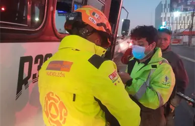 VIDEO | Choque de ruta urbana deja varios heridos en Monterrey