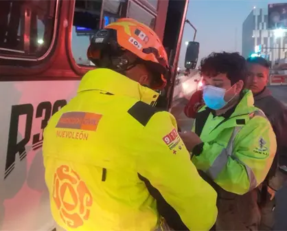 VIDEO | Choque de ruta urbana deja varios heridos en Monterrey