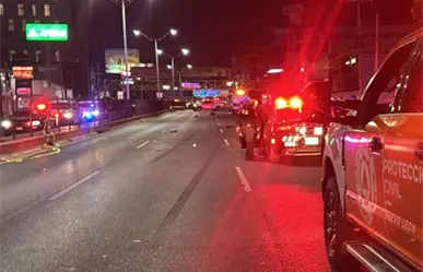 VIDEO | Investigan accidente vial que dejó restos humanos en avenida Garza Sada