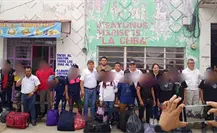 Chapanecos rescatados cerca de Sinaloa regresan a su comunidad.