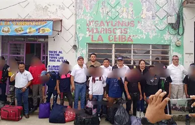 Niños rescatados en Sinaloa regresan a su comunidad en Chiapas