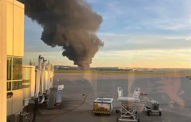 Avión se estrella cerca del aeropuerto de Louisville, Kentucky, y provoca fuerte explosión | VIDEO