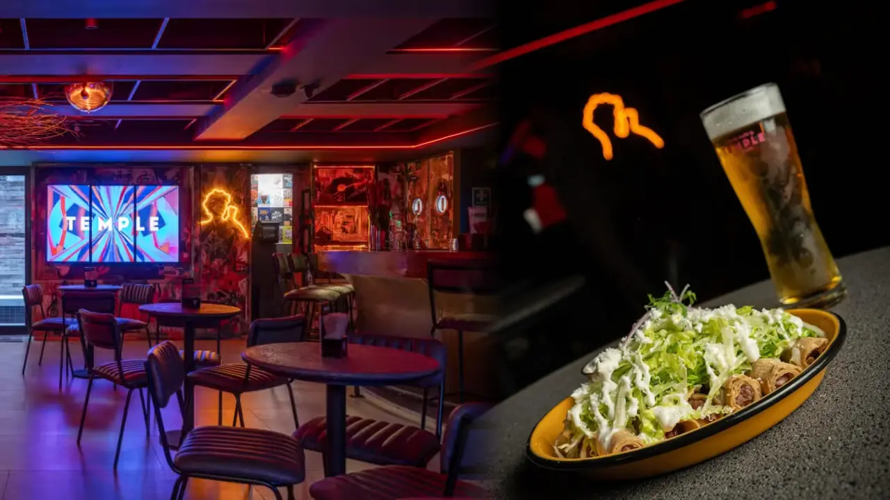 Bar en CDMX, platillo y cerveza. Foto: Open Table | Temple Bar Roma