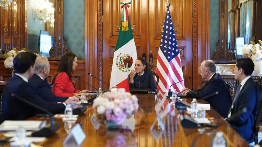 Claudia Sheinbaum recibe a Brooke Rollins, secretaria de Agricultura de EU, en Palacio Nacional