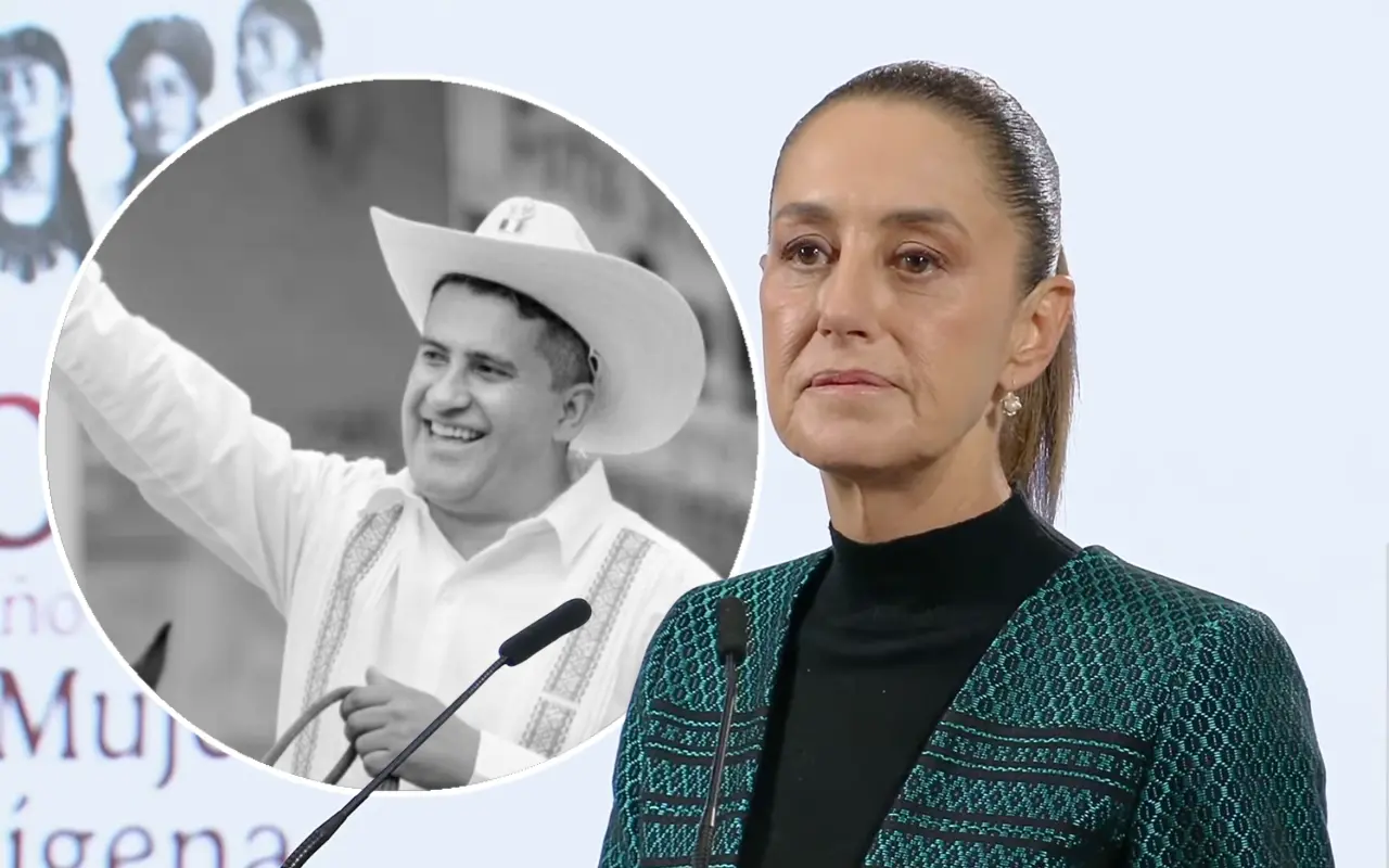 Claudia Sheinbaum y Carlos Manzo. Foto: Facebook (Carlos Manzo) / Captura de pantalla: YouTube (Claudia Sheinbaum)