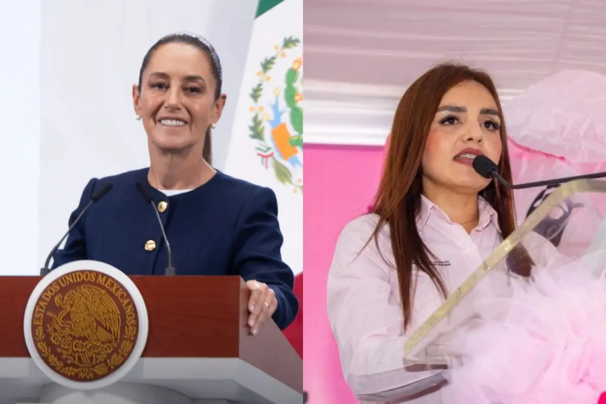 Claudia Sheinbaum y Grecia Quiroz Foto: Gobierno de México/X(Twitter) @AlexSanchezMx