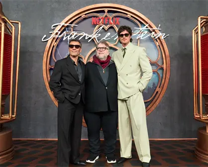 Guillermo del Toro presenta en CDMX "Frankenstein" acompañado de Oscar Isaac y Jacob Elordi