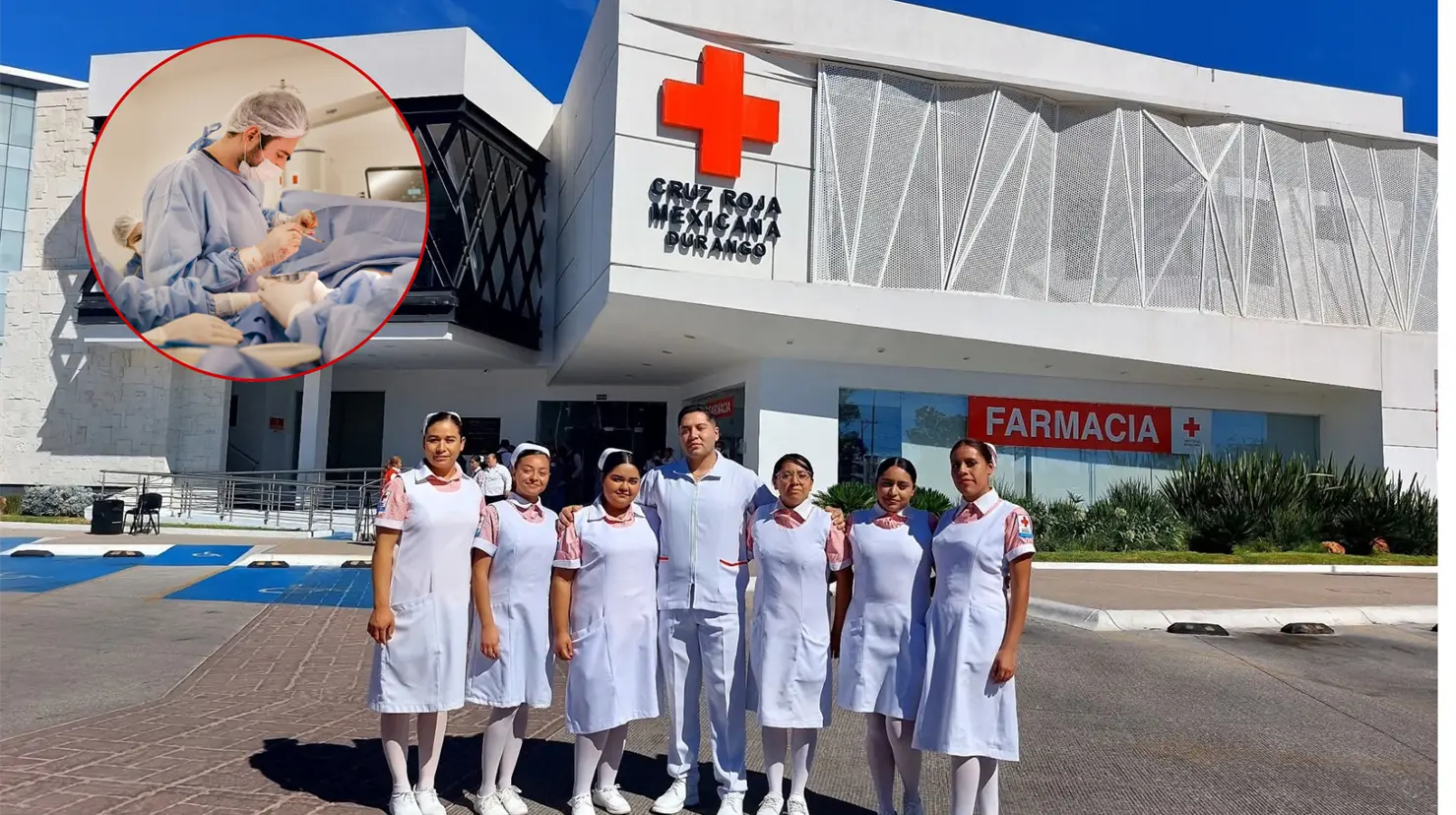 La Cruz Roja de Durango ofrece servicio de cirugías las cuales tienen un costo. Foto: Especial.