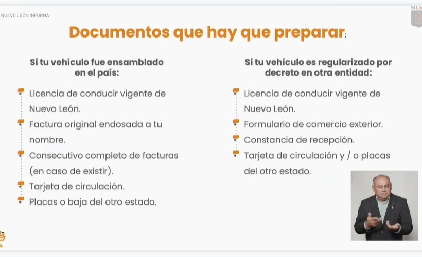 ¿Qué documentos se piden para el trámite?