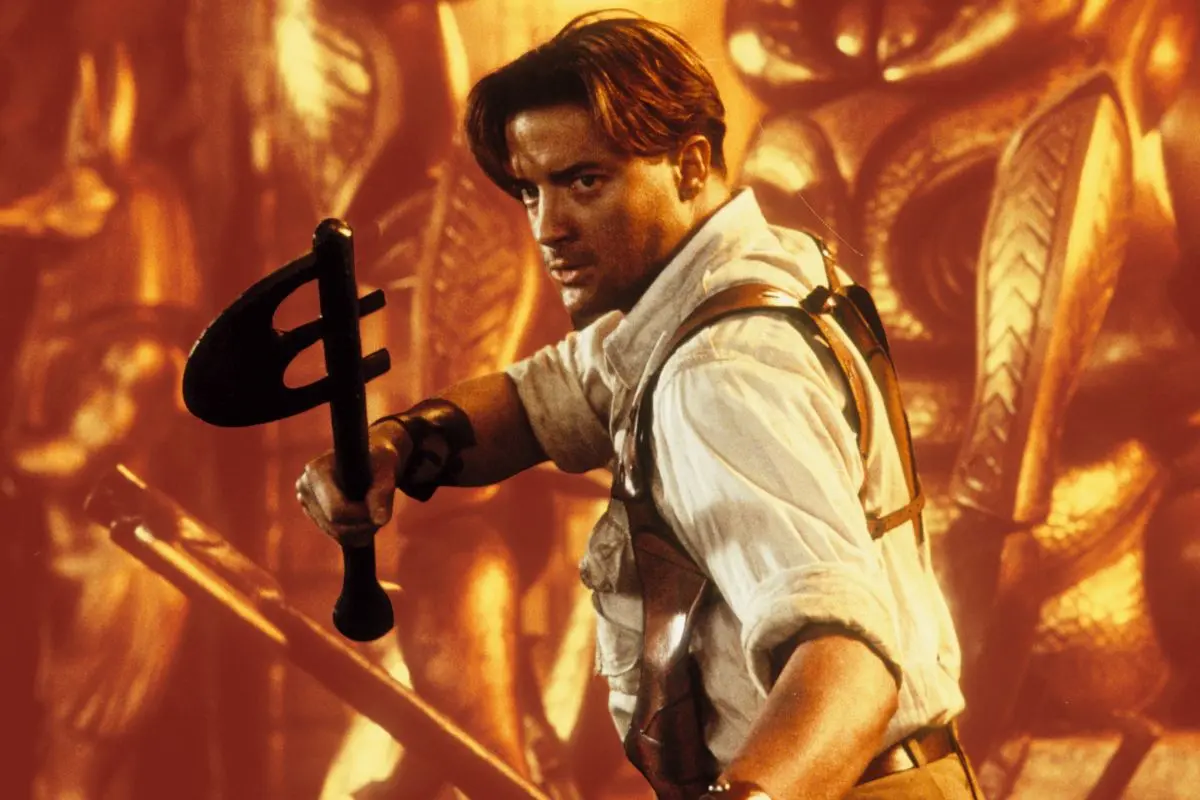 Brendan Fraser protagonizó las dos primeras entregas de La Momia. FOTO: CANVA/IMDb/Universal Pictures