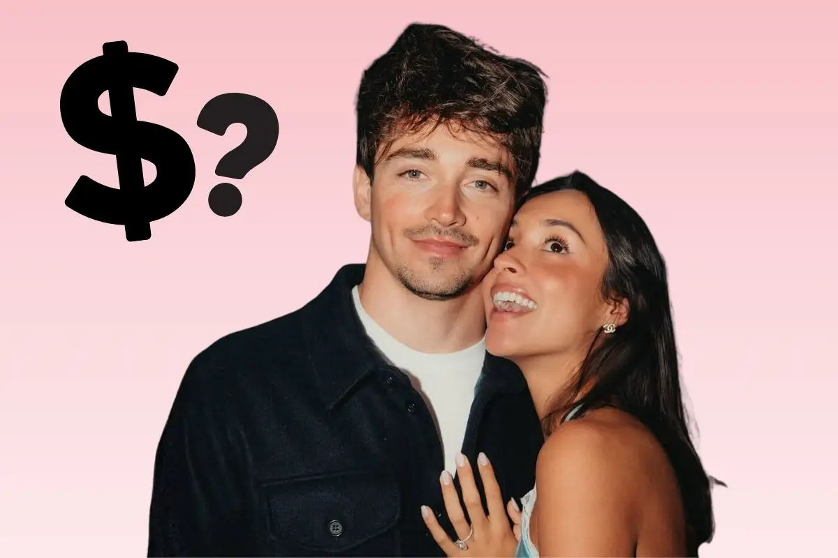 Charles Leclerc y Alexandra Saint Mleux anunciaron su compromiso con diversas fotografías en Instagram. FOTO: CANVA/IG: @charles_leclerc