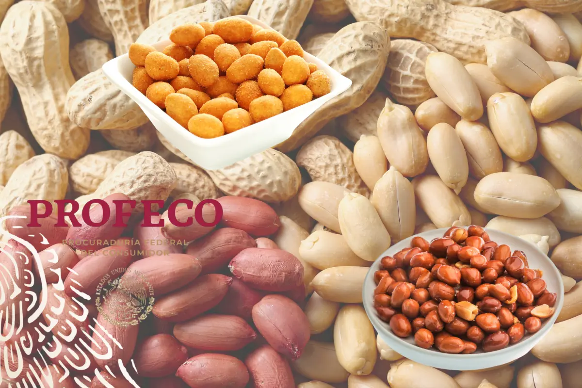Estos cacahuates pueden dañar tu salud, según Profeco. Foto: Canva | Profeco