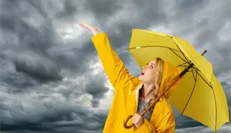 Lluvias moderadas en Yucatán por los remanentes del frente frío número 12 este martes 4 de noviembre