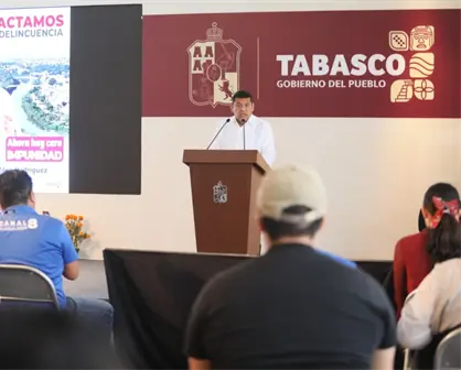 Javier May anuncia instalación del "Escudo Olmeca" contra el crimen en Tabasco