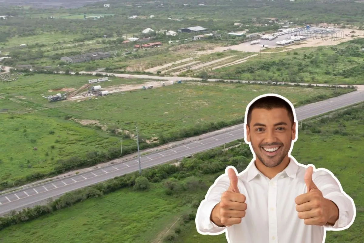La carretera La Gloria-Colombia es la vía más rápida para llegar a Texas sin salir de Nuevo León. Foto: Facebook Samuel García / Canva