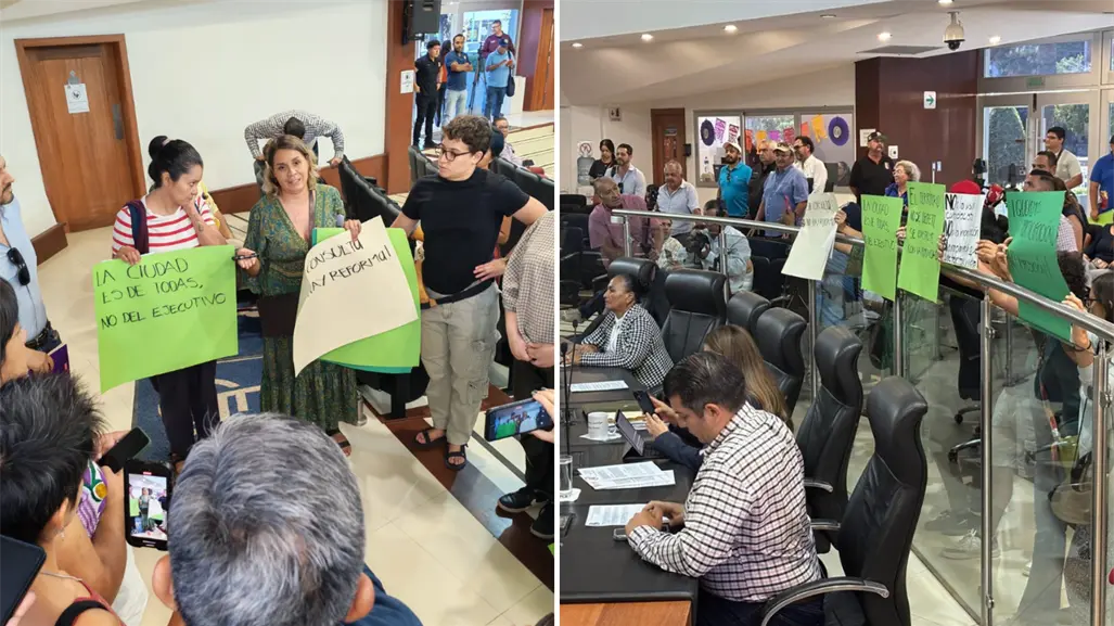 En vivo | Ciudadanos protestan en el Congreso de Baja California Sur por reforma urbana