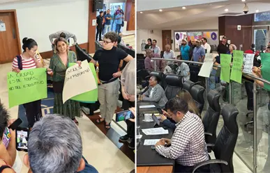 En vivo | Ciudadanos protestan en el Congreso de Baja California Sur por reforma urbana