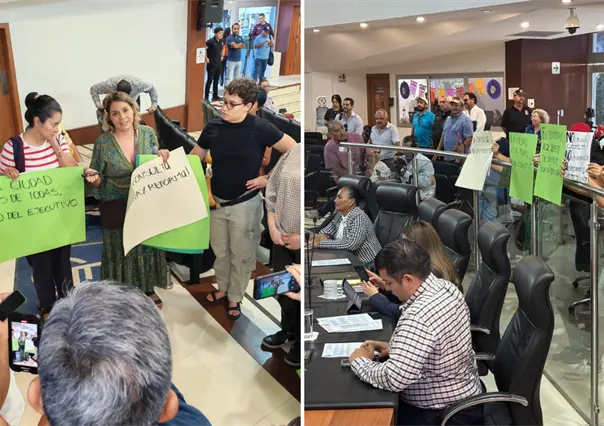 En vivo | Ciudadanos protestan en el Congreso de Baja California Sur por reforma urbana