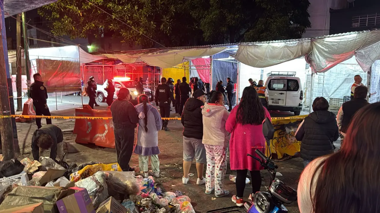 Muere hombre tras balacera en Tepito. Foto: Luis Antonio Alfaro