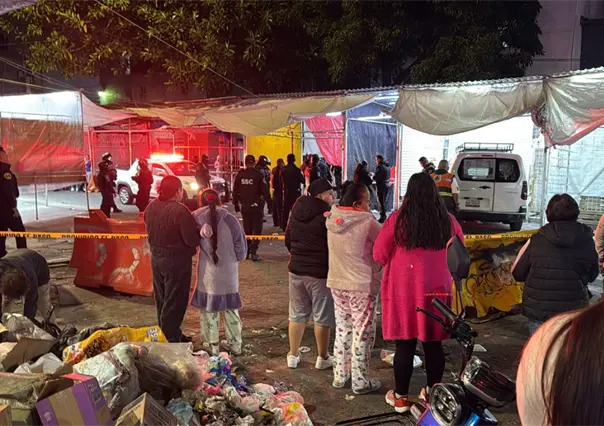 Muere hombre tras balacera en Tepito; otra persona resultó herida y fue trasladada al hospital
