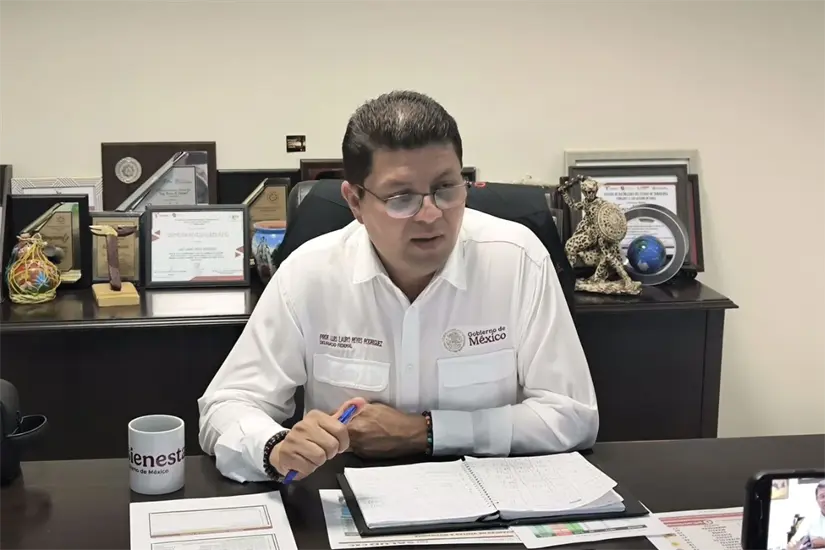 imagen recuadro Luis Lauro Reyes Rodríguez, delegado del los Programas para el Bienestar en Tamaulipas | Foto: Ramón Sánchez