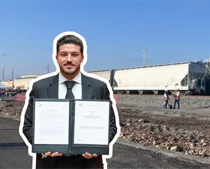 Samuel García hace avanzar el Tren del Norte en Nuevo León tras firmar convenio