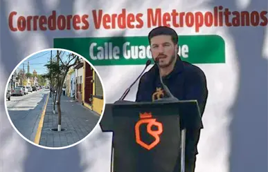 Samuel García entrega el Corredor Verde Guadalupe: destaca obras clave rumbo al Mundial 2026