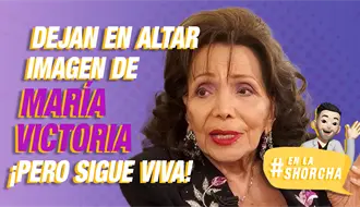 ¿María Victoria murió? Exhiben error: está viva, pero la incluyeron en una ofrenda de Día de Muertos