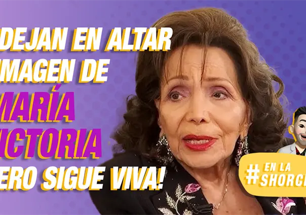 ¿María Victoria murió? Exhiben error: está viva, pero la incluyeron en una ofrenda de Día de Muertos