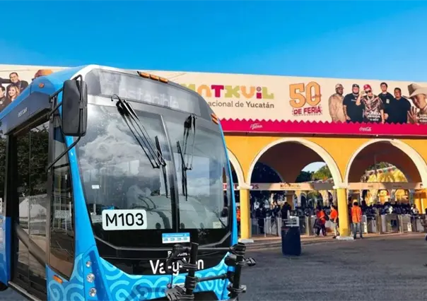Viaja sin estrés a la Feria Xmatkuil: estas son las 7 rutas del Va y Ven con horarios extendidos y transbordos con descuento