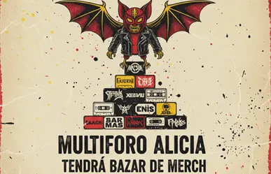 ¿Dónde comprar mercancía de conciertos en CDMX? Multiforo Alicia tendrá bazar de merch con artículos únicos