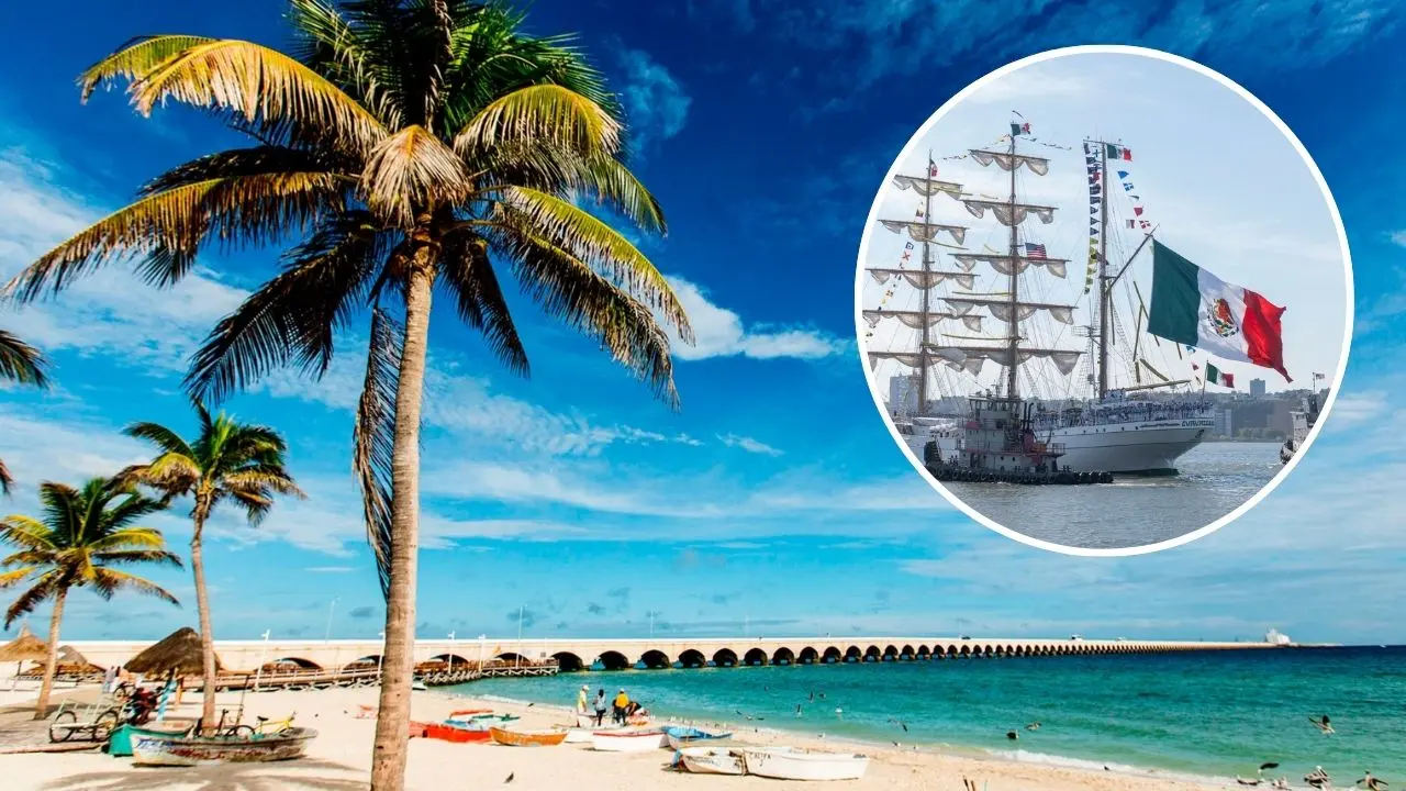 ¿Cuándo llega el Buque Escuela Cuauhtémoc a Progreso? Foto: Canva