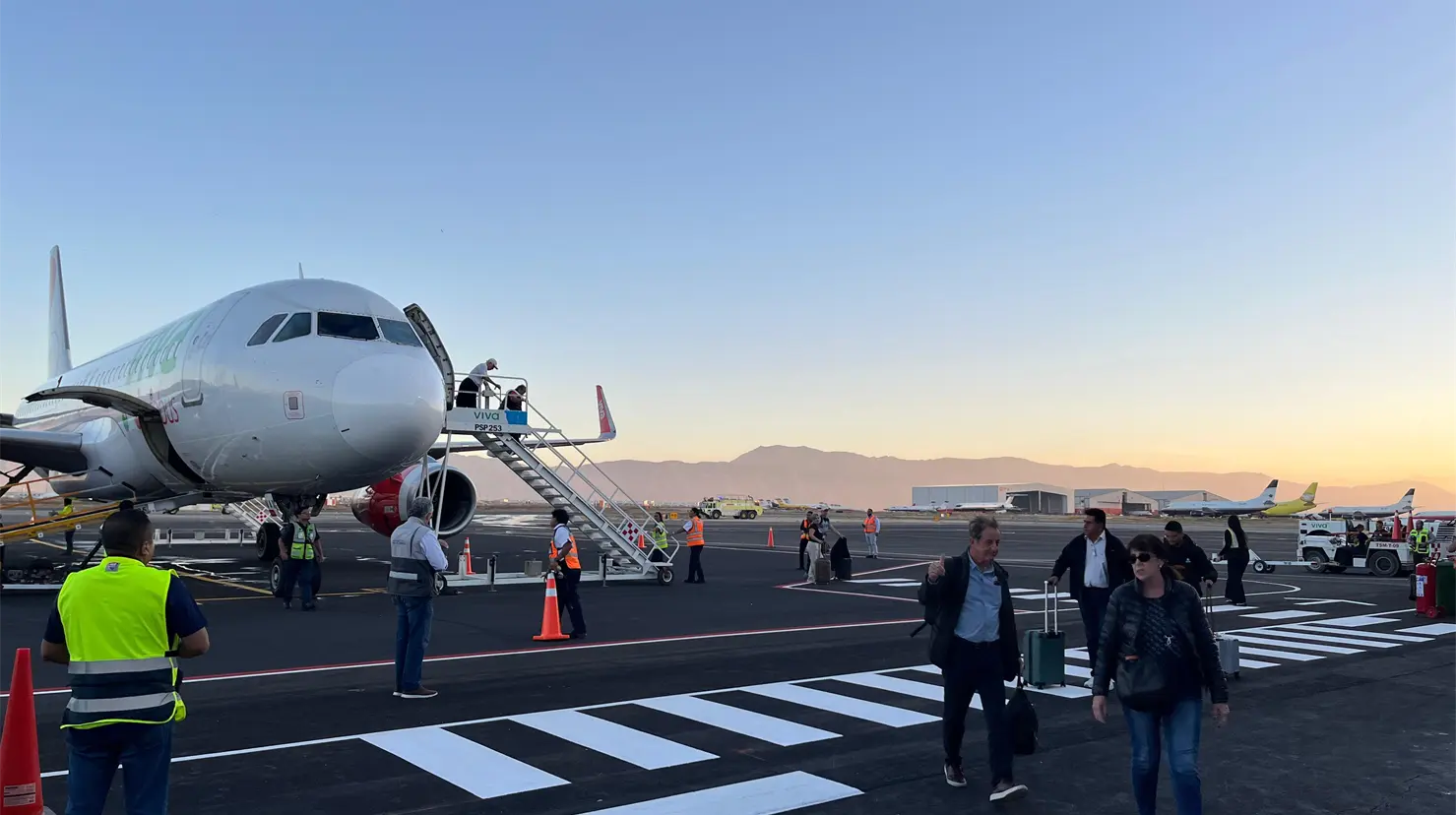 Se prevén más vuelos nacionales partiendo desde el Aeropuerto SLW en Saltillo. (Fotografía: Leslie Delgado)