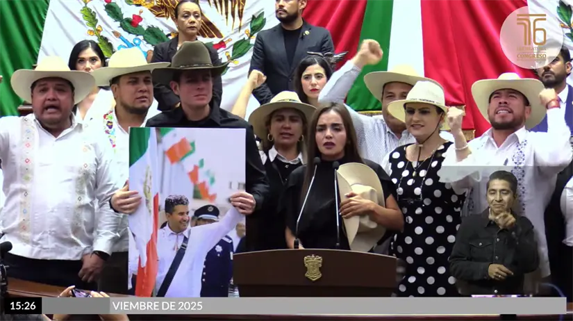 imagen recuadro Foto: Captura de pantalla en YouTube (Congreso de Michoacán)