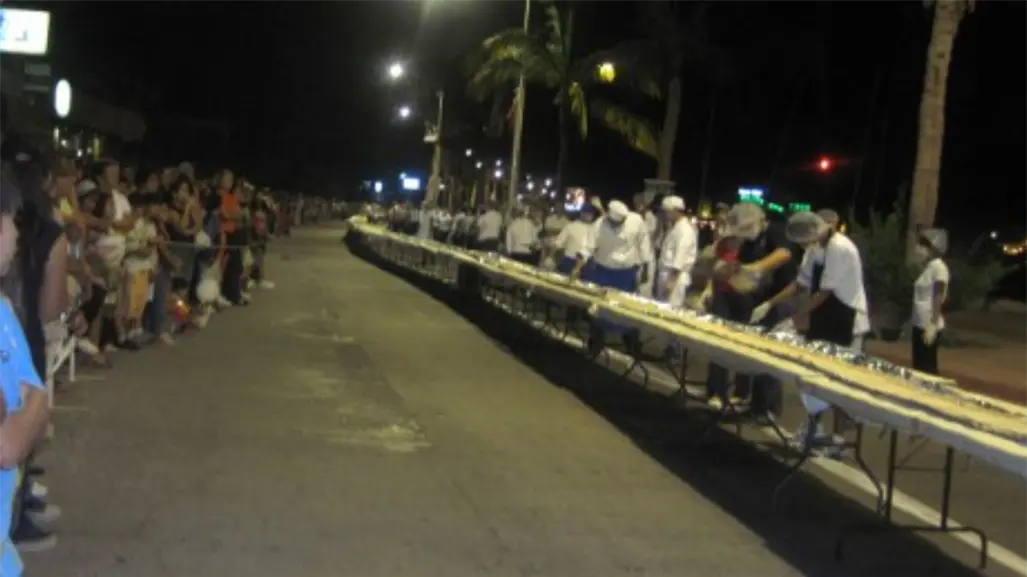 15 años después, así se recuerda el burrito más grande del mundo hecho en La Paz