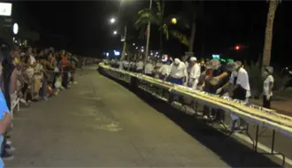 15 años después, así se recuerda el burrito más grande del mundo hecho en La Paz