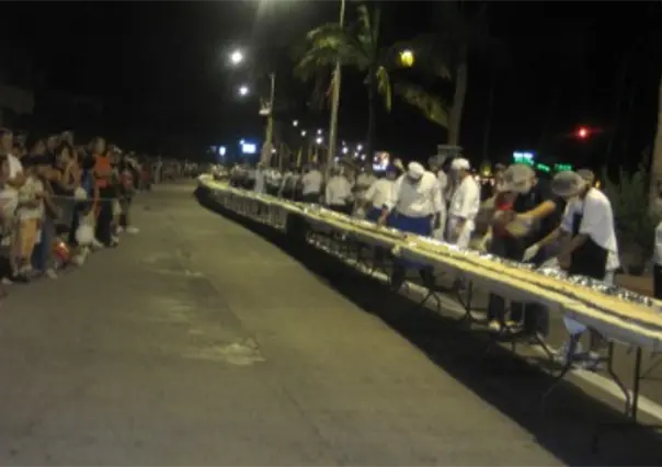 15 años después, así se recuerda el burrito más grande del mundo hecho en La Paz