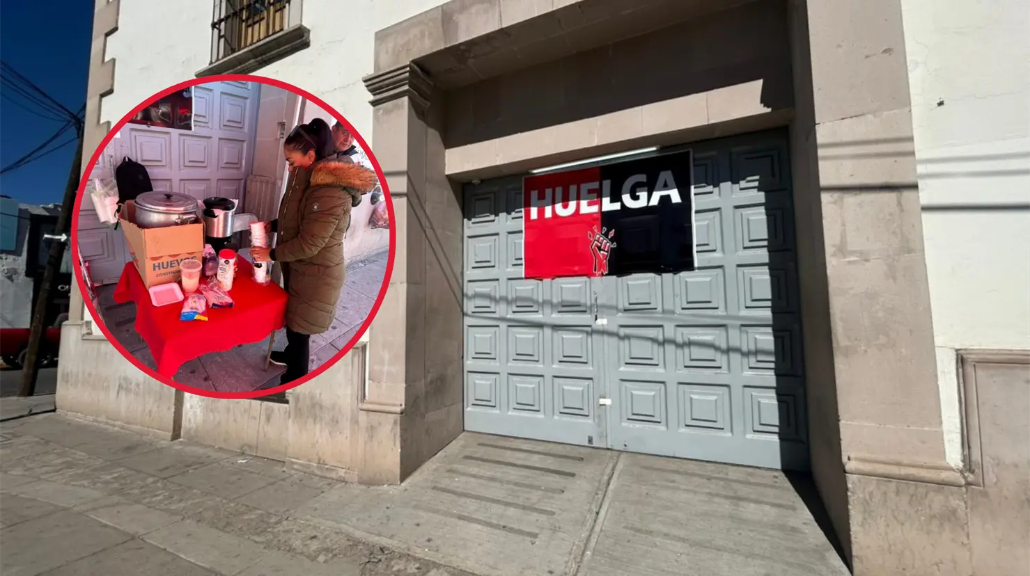 La huelga en el Nacional de Monte de Piedad lleva un mes y los trabajadores venden diversos productos para obtener ingresos. | Foto: Alejandro Ávila.