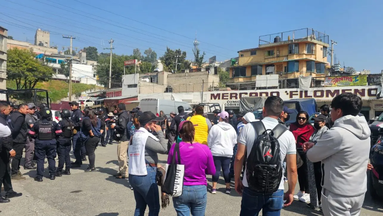 Búsqueda de Kimberly Moya en Naucalpan, Edomex.  Foto: Luis Alfaro