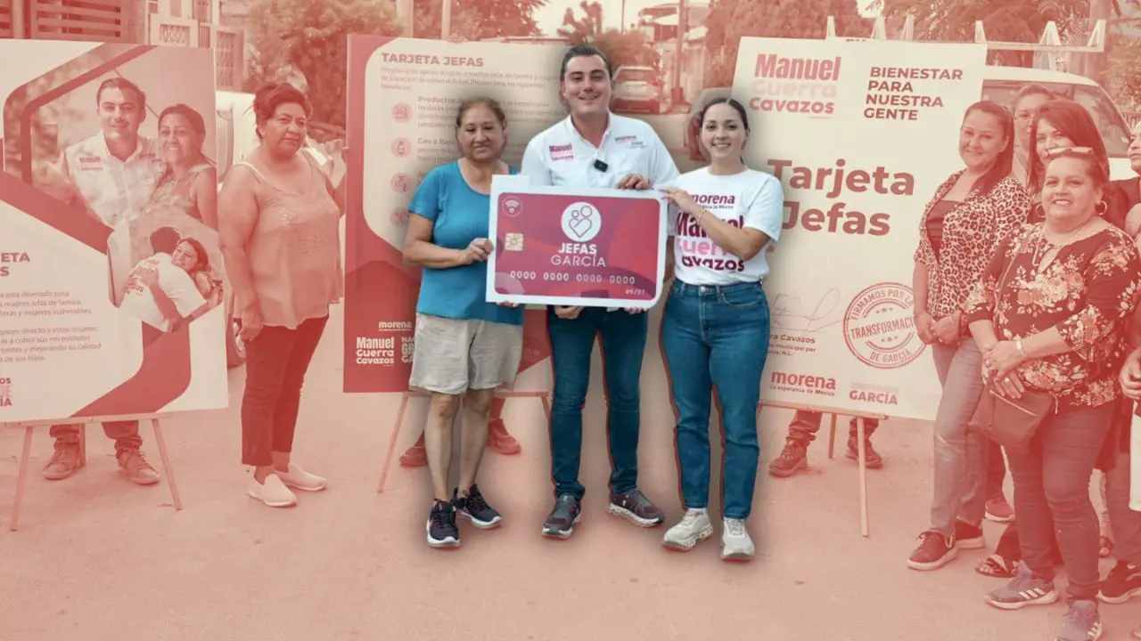 Manuel Guerra, alcalde de García anunció la llegada de la tarjeta Jefas Foto: Canva